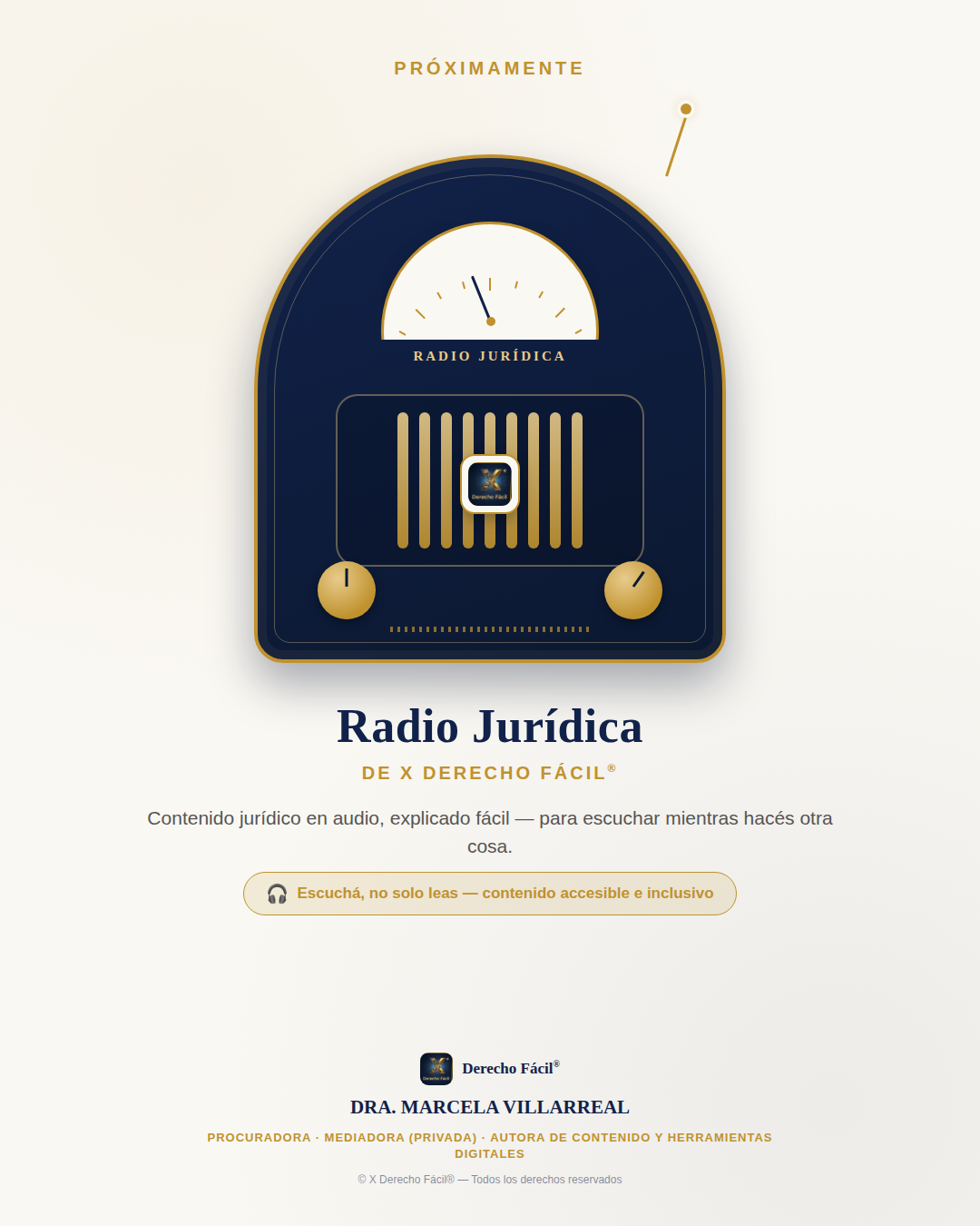 Radio Jurídica de X Derecho Fácil